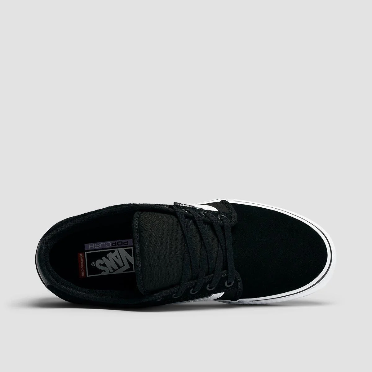 Vans Chukka Sidestripe Shoes - Black/White - Image 4
