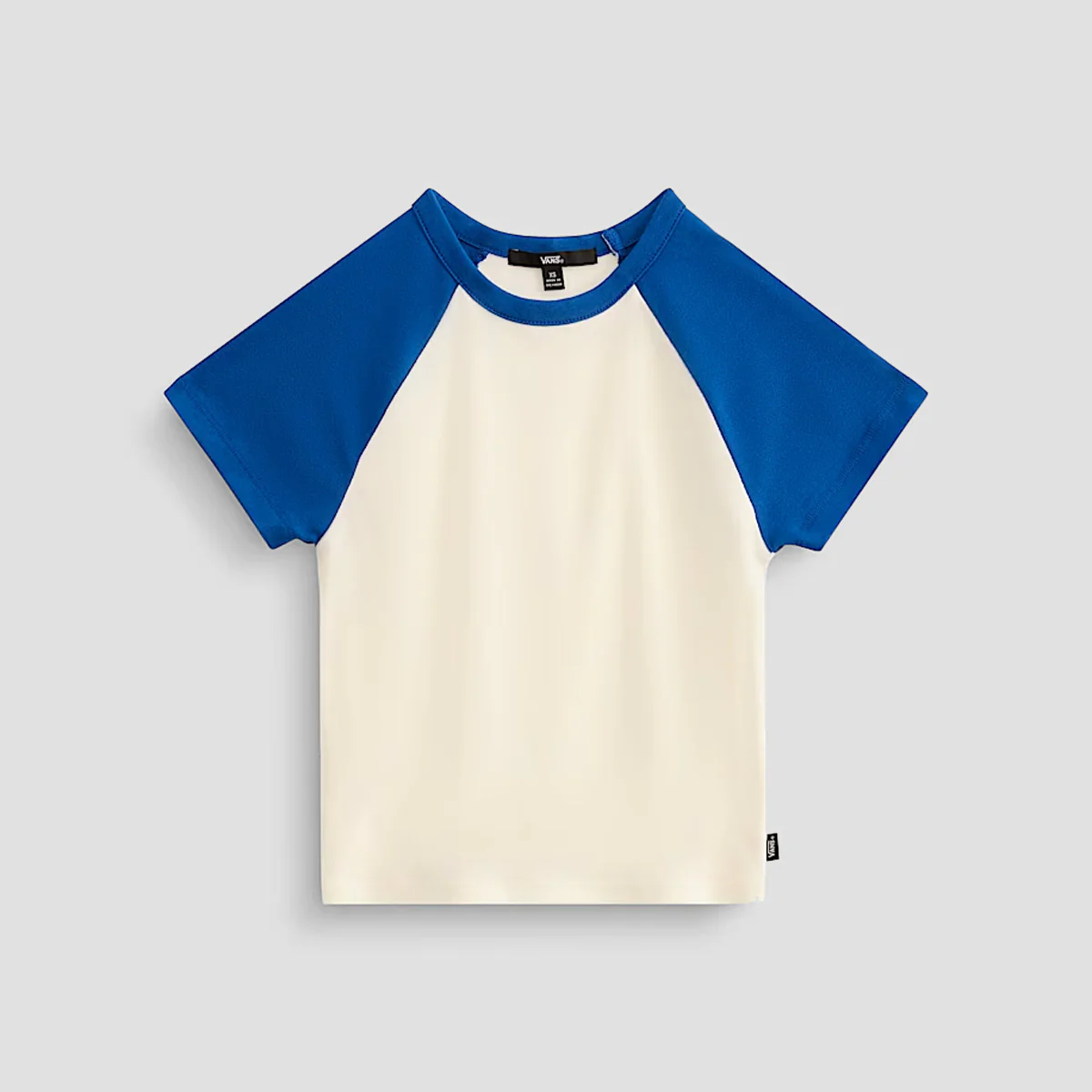 Vans Clare Raglan T-Shirt True Blue/Marshmallow - Womens - Image 2