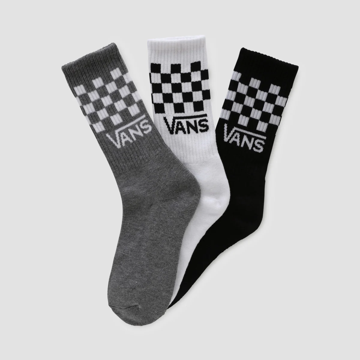 Vans Classic Check Socks 3 Pack Multi - Kids