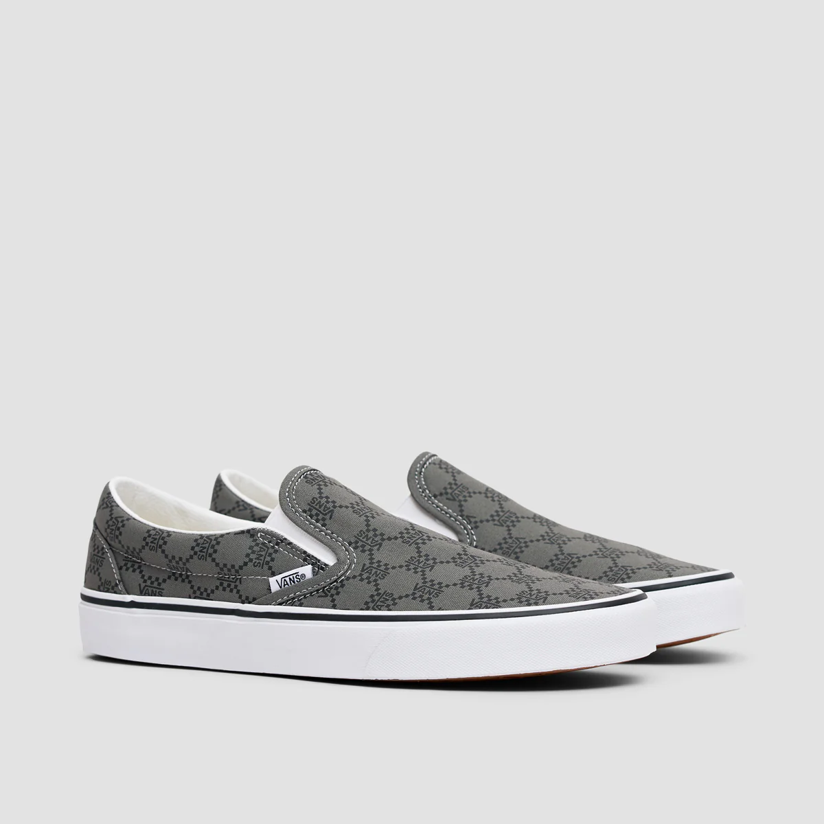 Vans Classic Slip-On Shoes - Monogram Pewter - Image 2