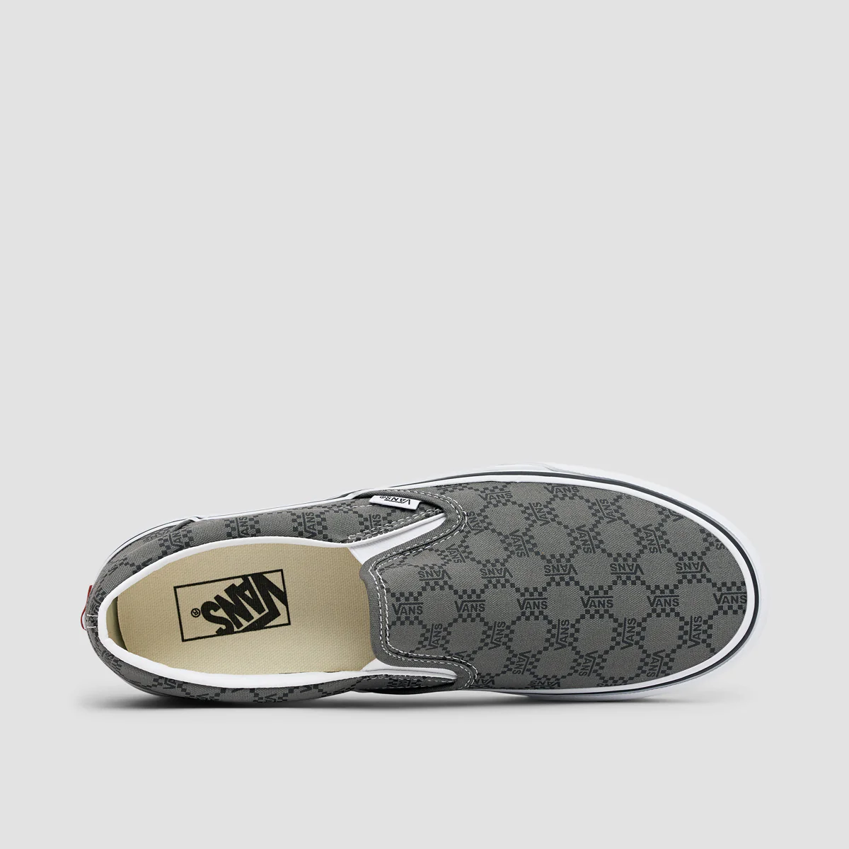 Vans Classic Slip-On Shoes - Monogram Pewter - Image 4