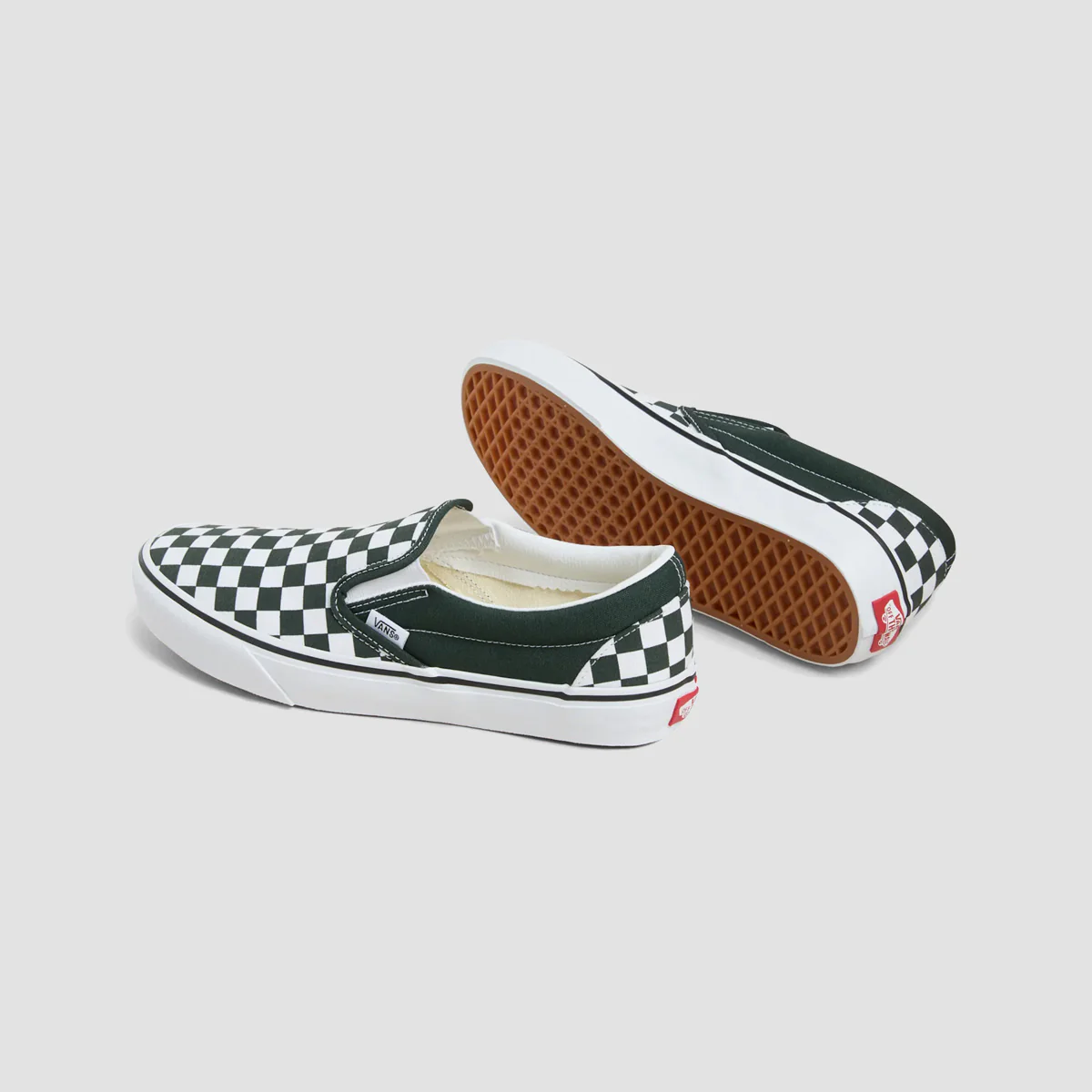 Vans Classic Slip-On Shoes - Colour Theory Checkerboard Scarab - Image 2