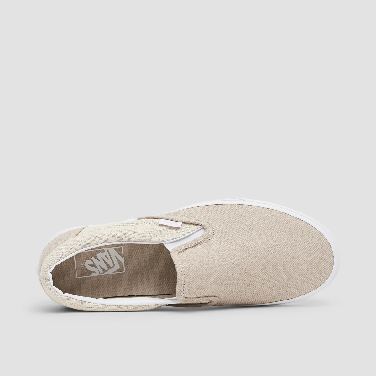 Vans Classic Slip-On Shoes - Summer Linen Natural - Image 4