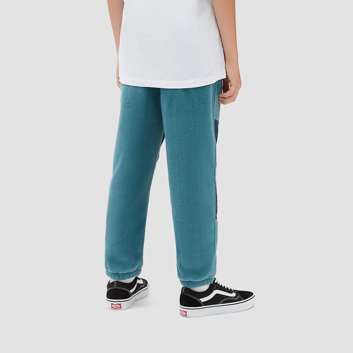 Vans Colour Block Fleece Pants North Atlantic/Dress Blues - Kids - Image 2