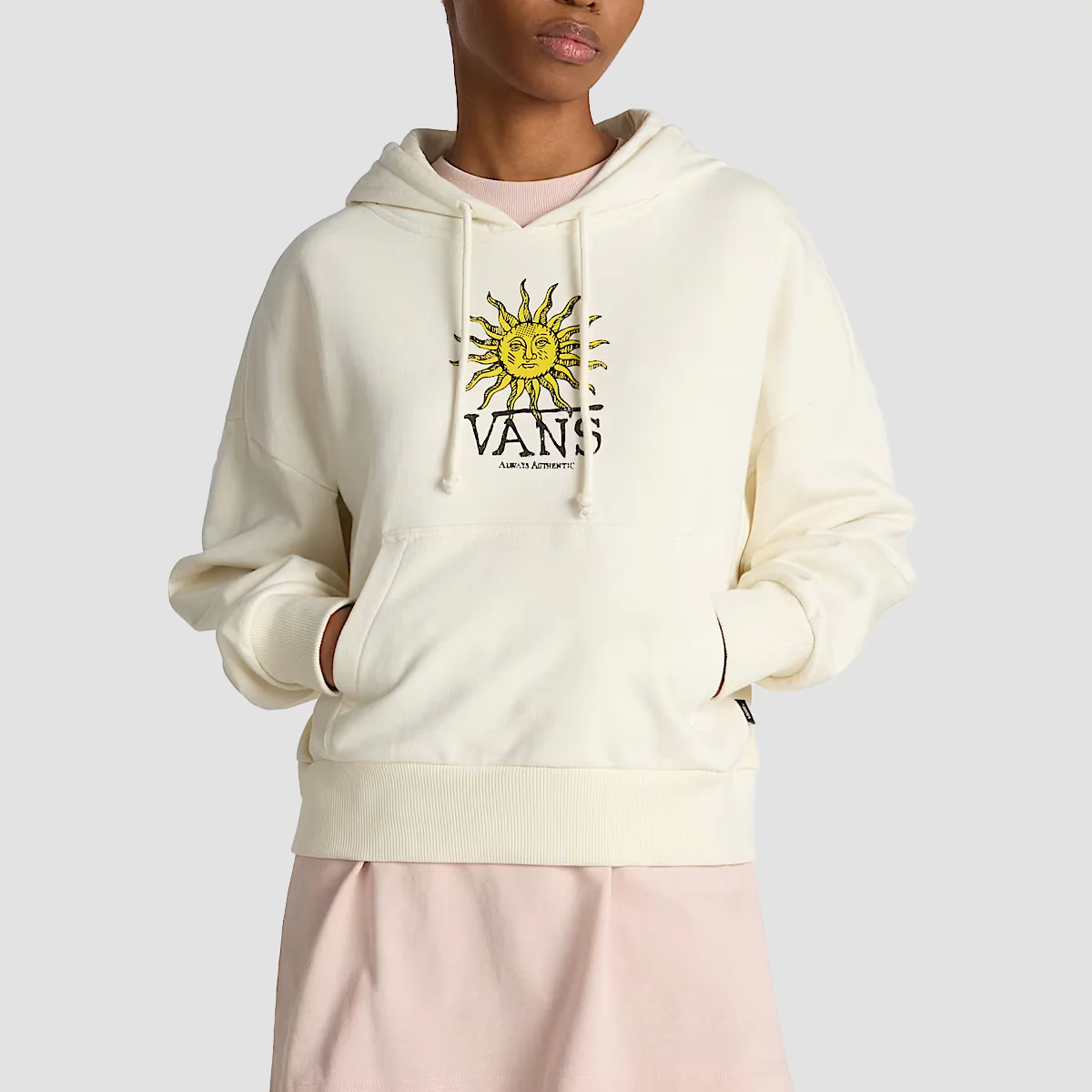 Vans Cosmic Ray Retro Pullover Hoodie Marshmallow - Womens
