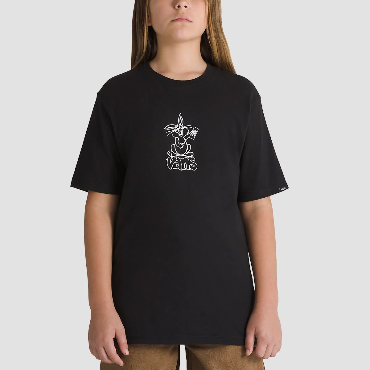 Vans Crazy Eddy T-Shirt Black - Kids - Image 2