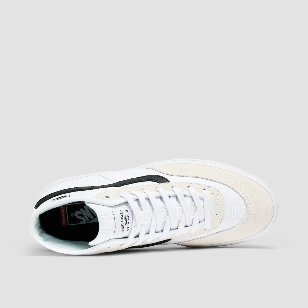 Vans Crockett High Shoes - White/Black/Gum - Image 4