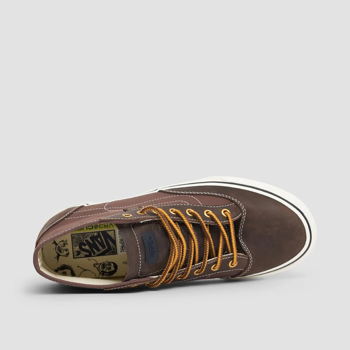 Vans Destruct VR3 Mid Top Shoes - Harry Bryant Brown - Image 4
