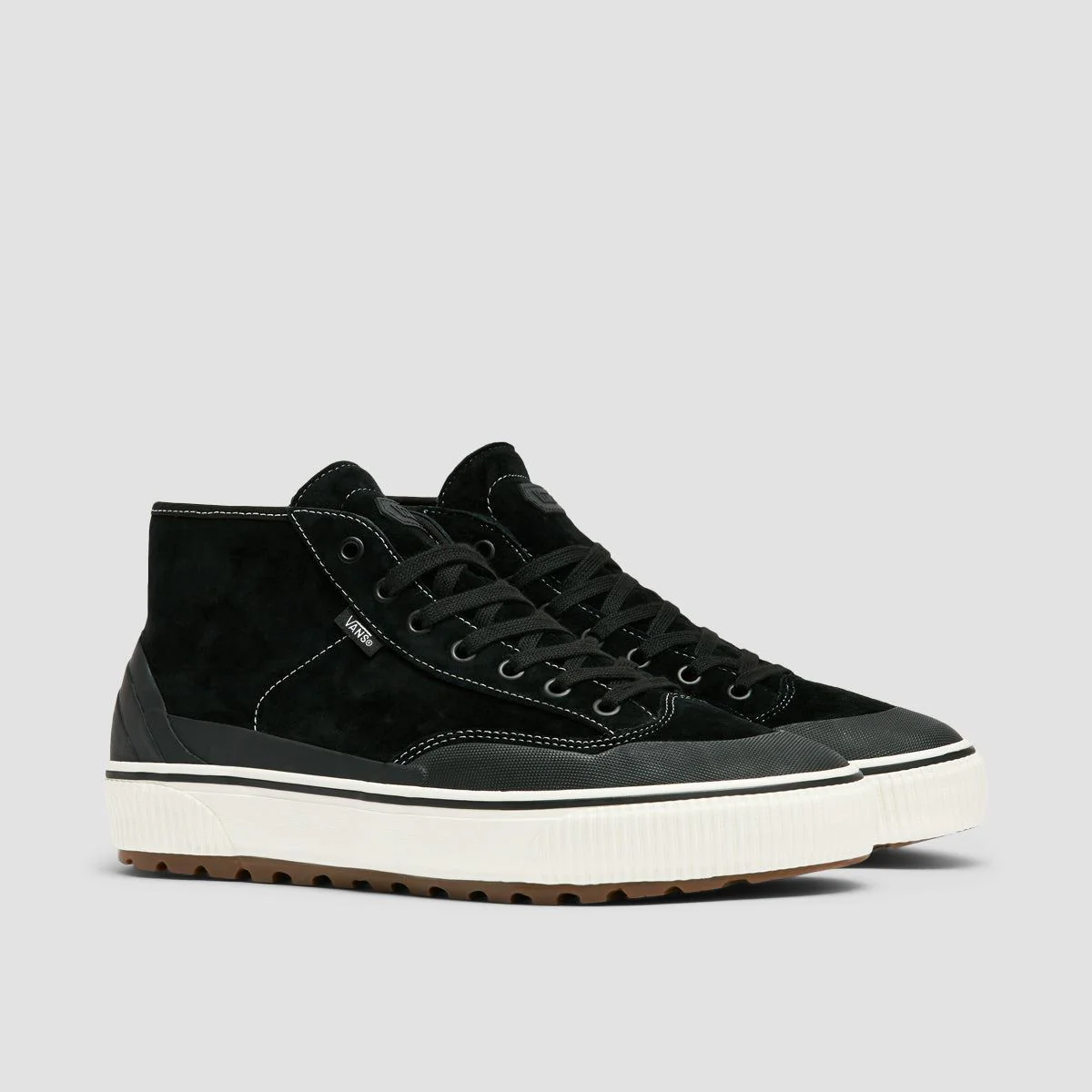 Vans Destruct MTE-1 Mid Top Shoes - Black/Marshmallow - Image 2