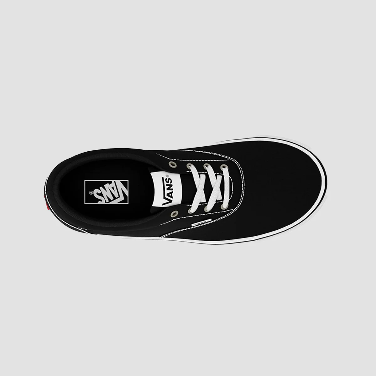 Vans Doheny Shoes - Canvas Black/White - Image 2