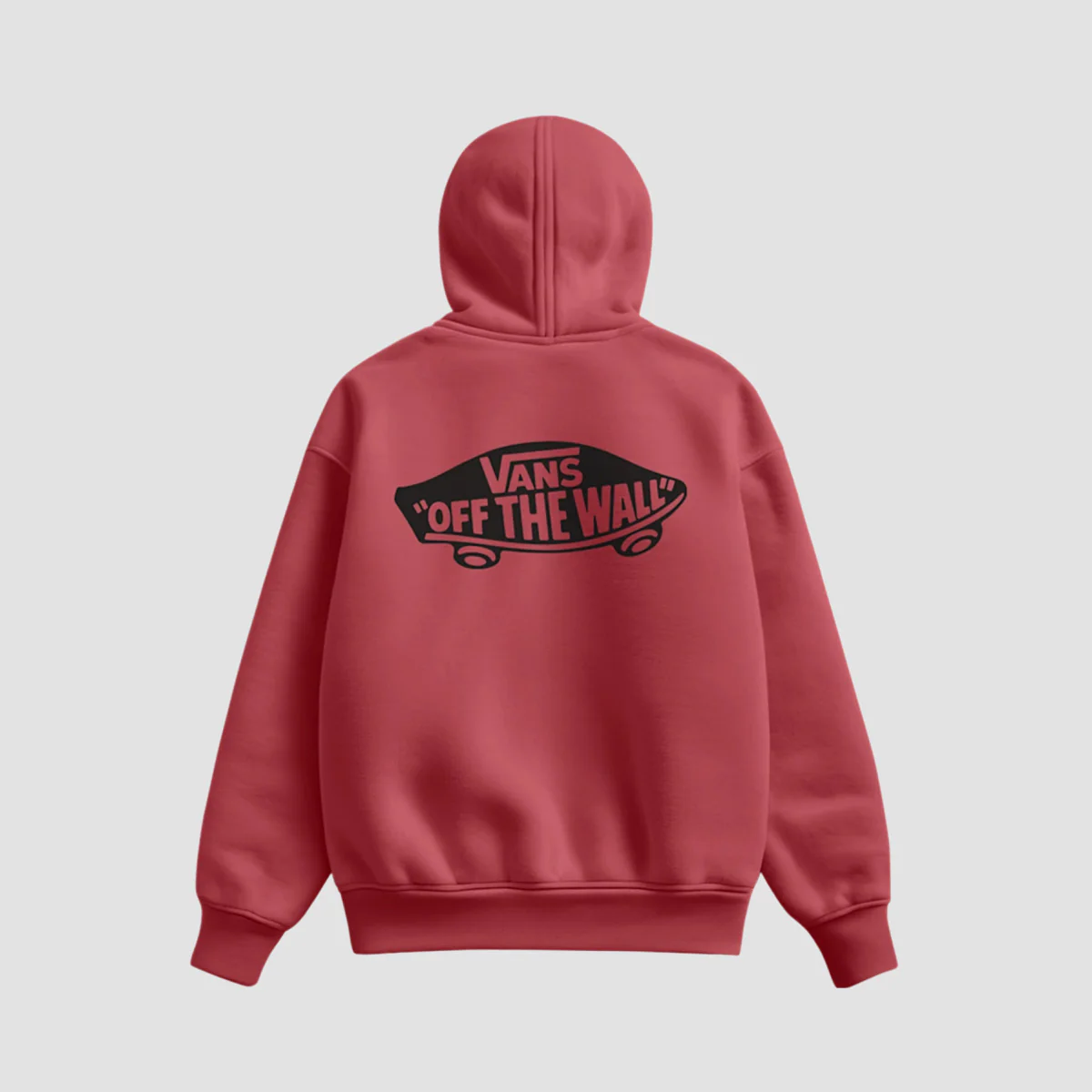 Vans Double Standard Pullover Hoodie Crimson Haze - Image 2