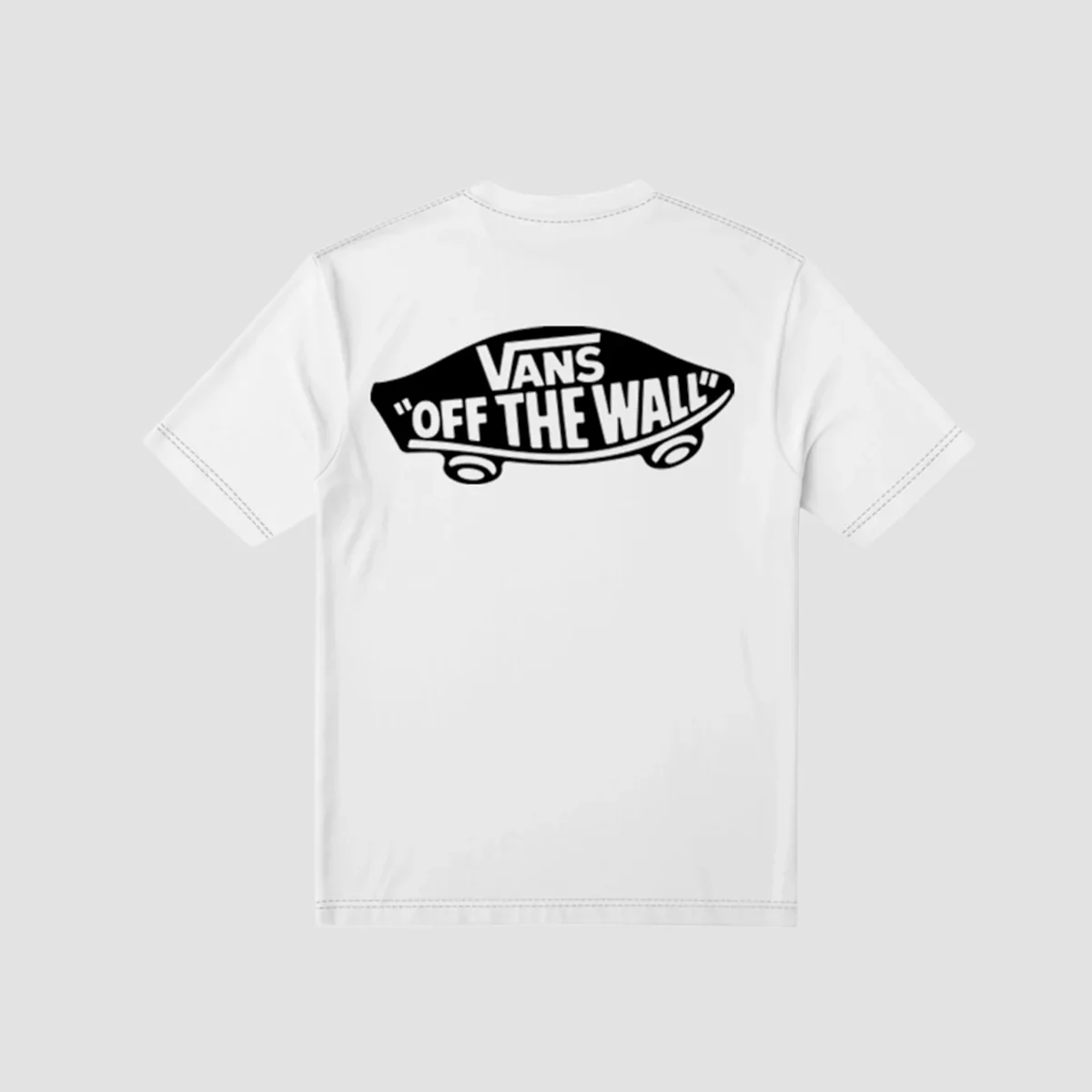 Vans Double Standard T-Shirt White/Black - Image 2