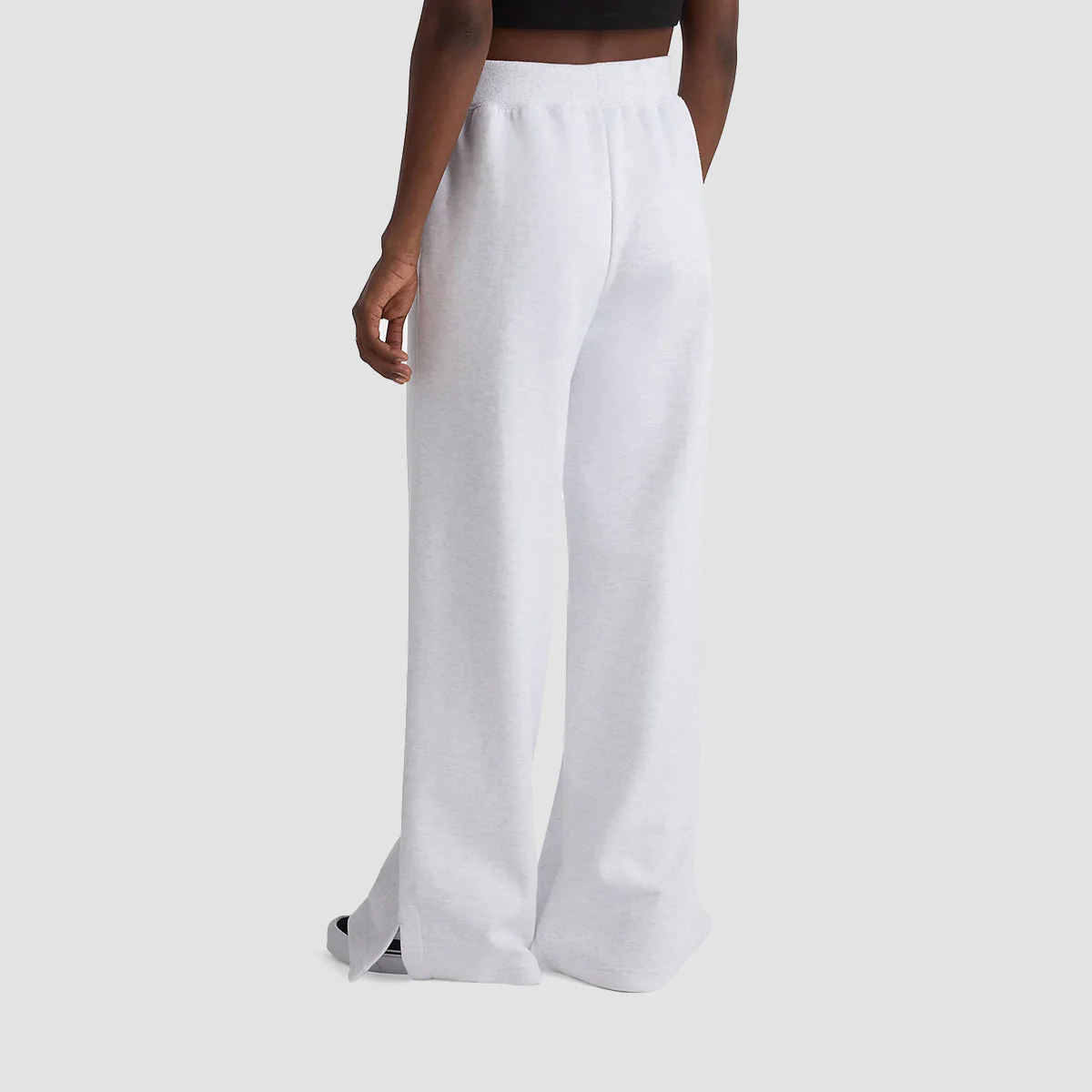 Vans Elevated Double Knit Sweatpants White Heather - Womens - Image 2