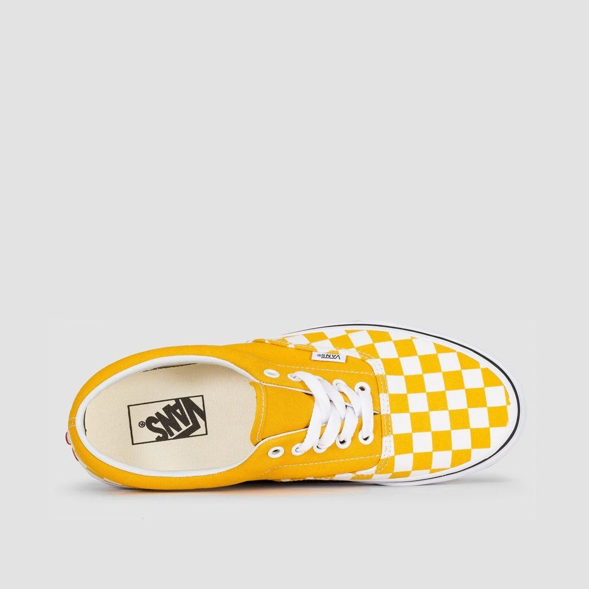 Vans Era Shoes - Checkerboard Yolk Yellow/True White - Image 4