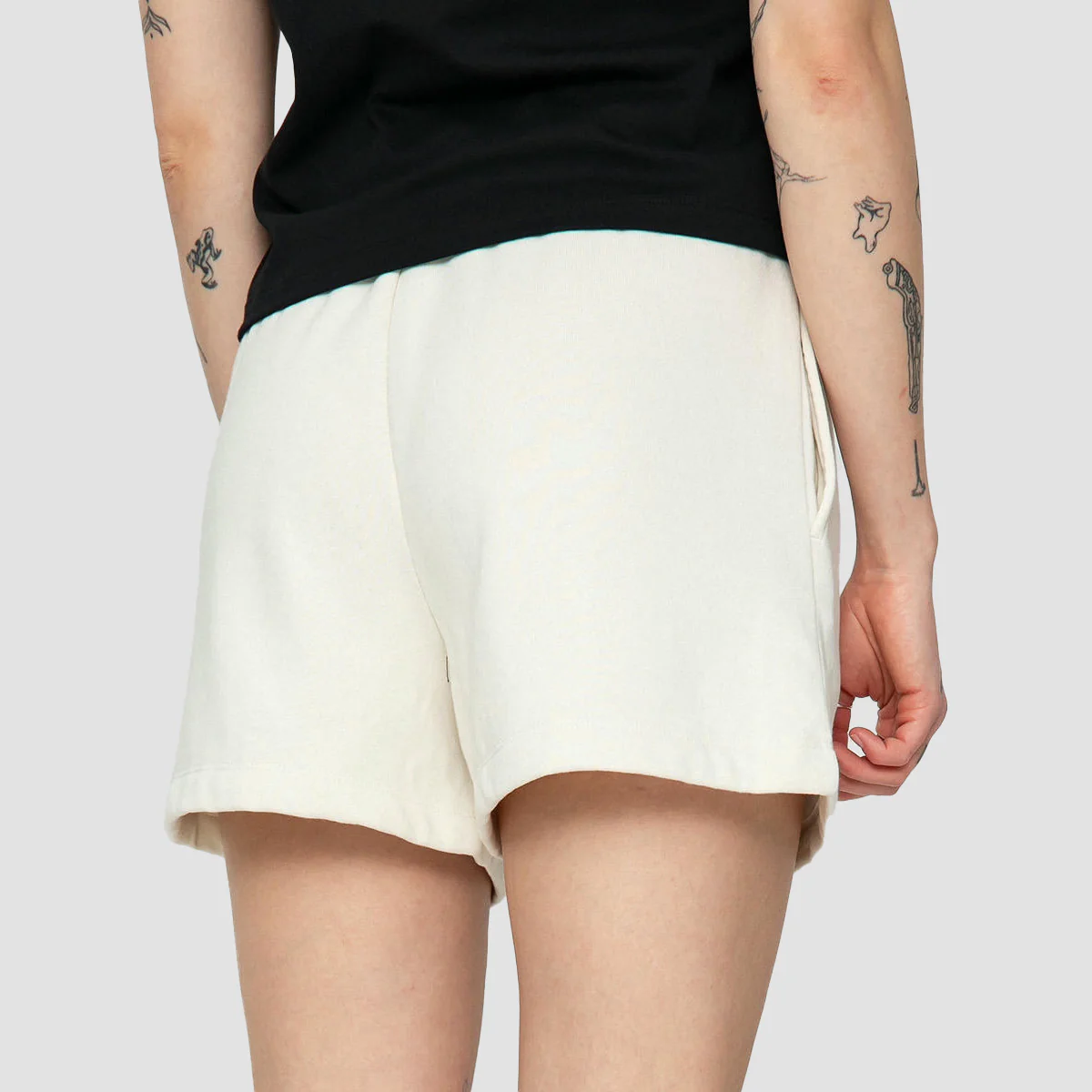 Vans Everyday Sweat Shorts Turtledove - Womens - Image 2