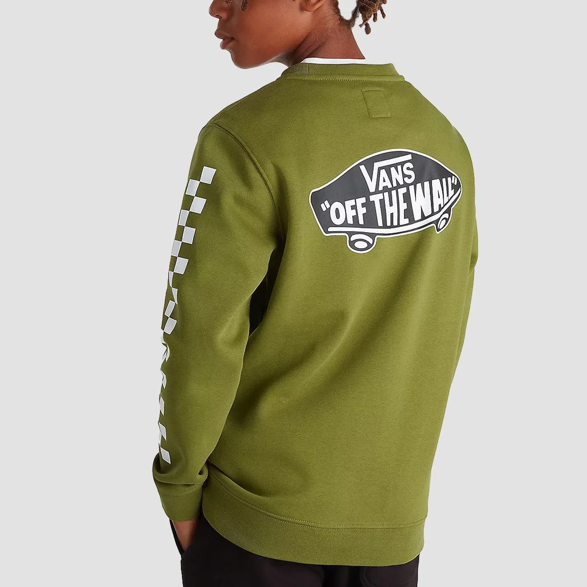 Vans Exposition Check Crew Sweatshirt Mountain View - Kids - Image 2