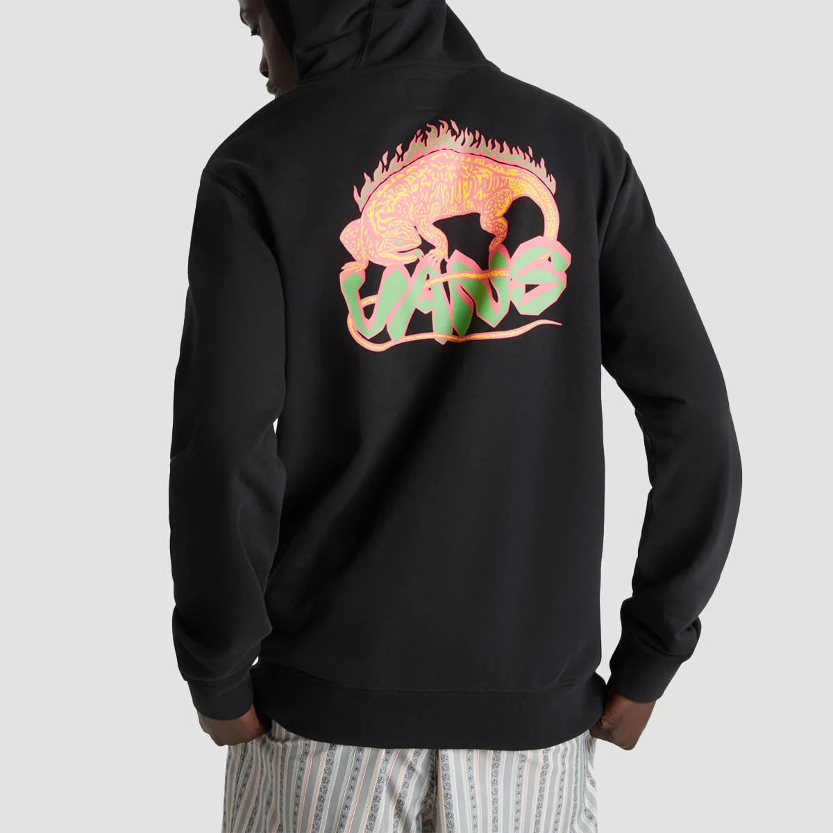 Vans Fiery Friend Pullover Hoodie Black - Image 3