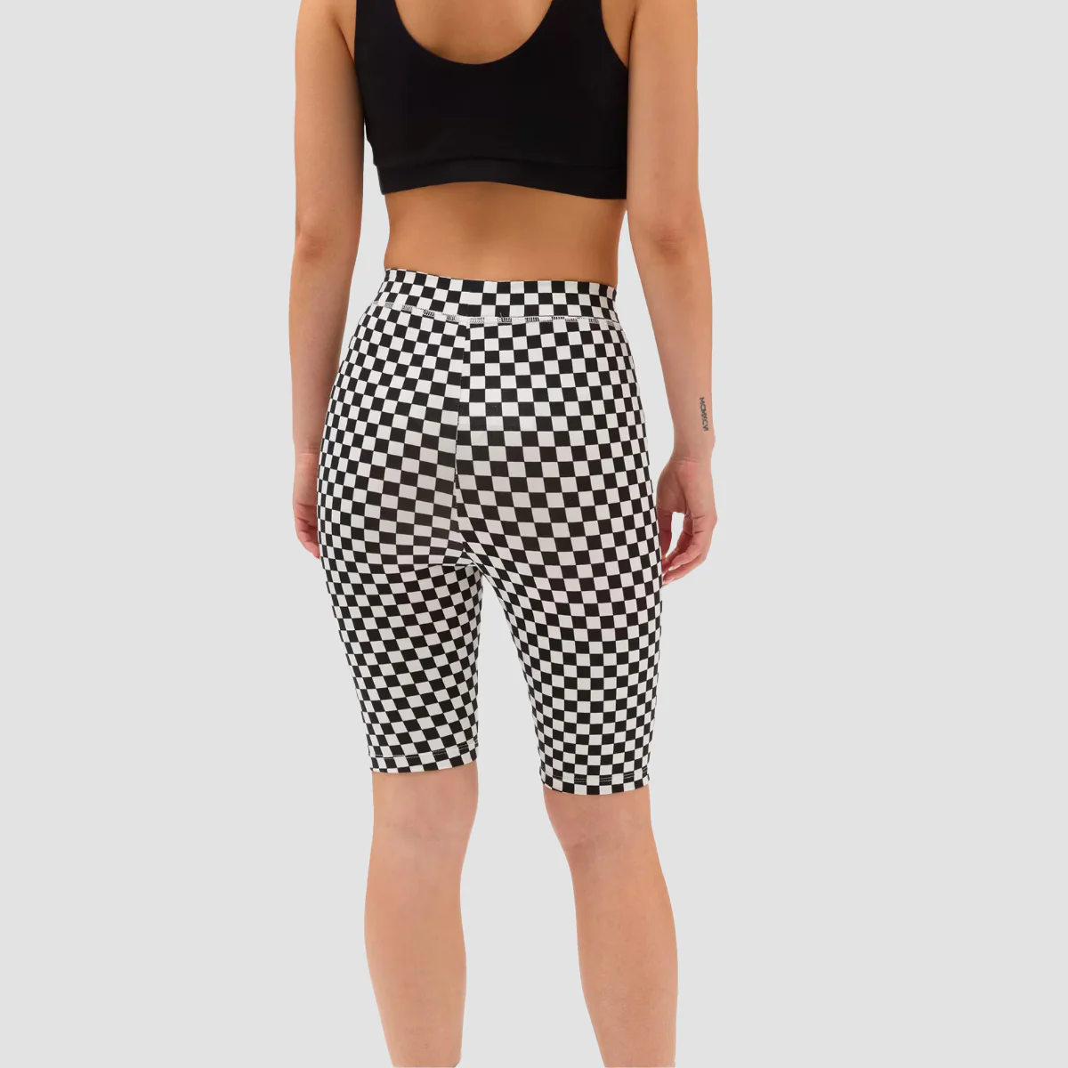 Vans Flying V Print Legging Shorts Flying V Checkerboard - Womens - Image 2