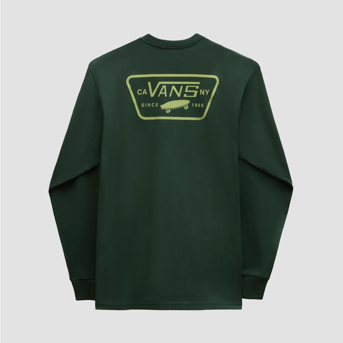 Vans Full Patch Back Longsleeve T-Shirt Deep Forest/Winter Pear - Image 2