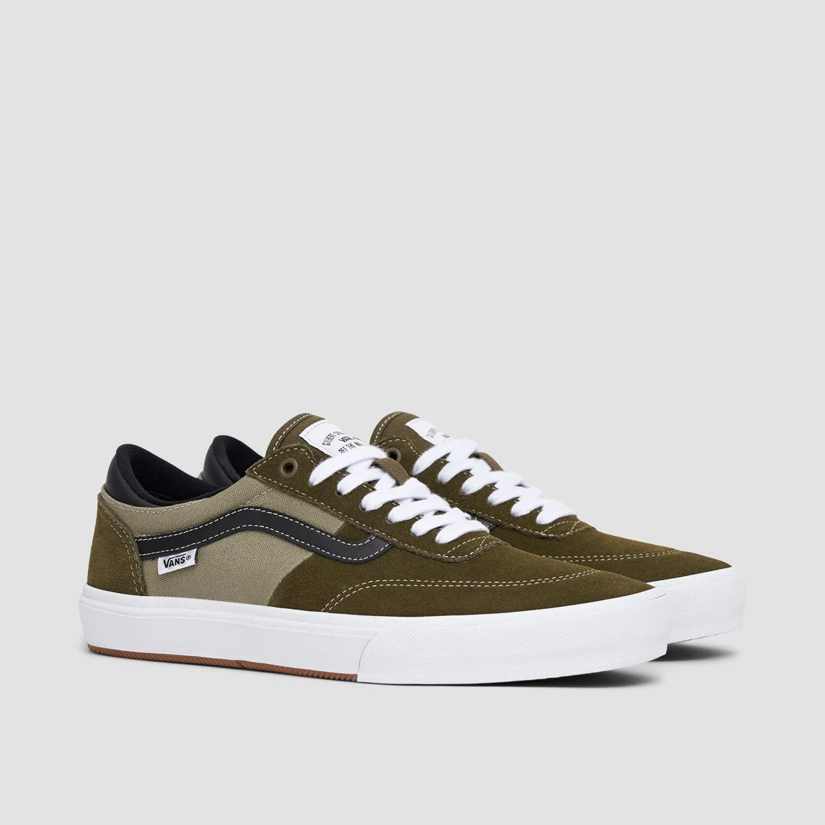 Vans Gilbert Crockett Shoes - Dark Olive - Image 2