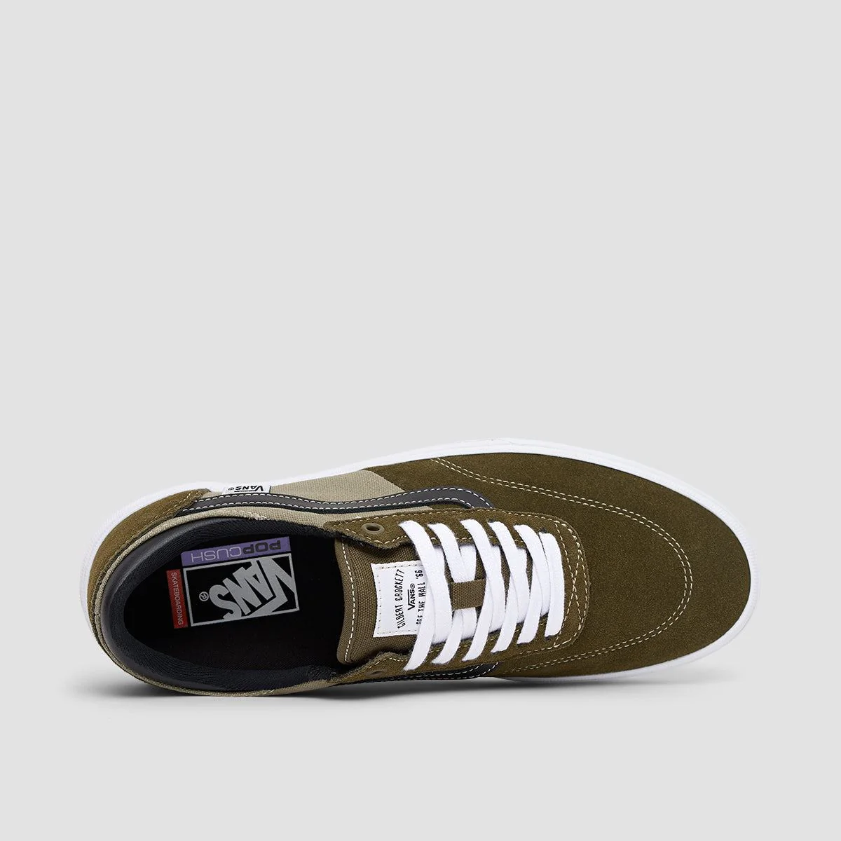 Vans Gilbert Crockett Shoes - Dark Olive - Image 4