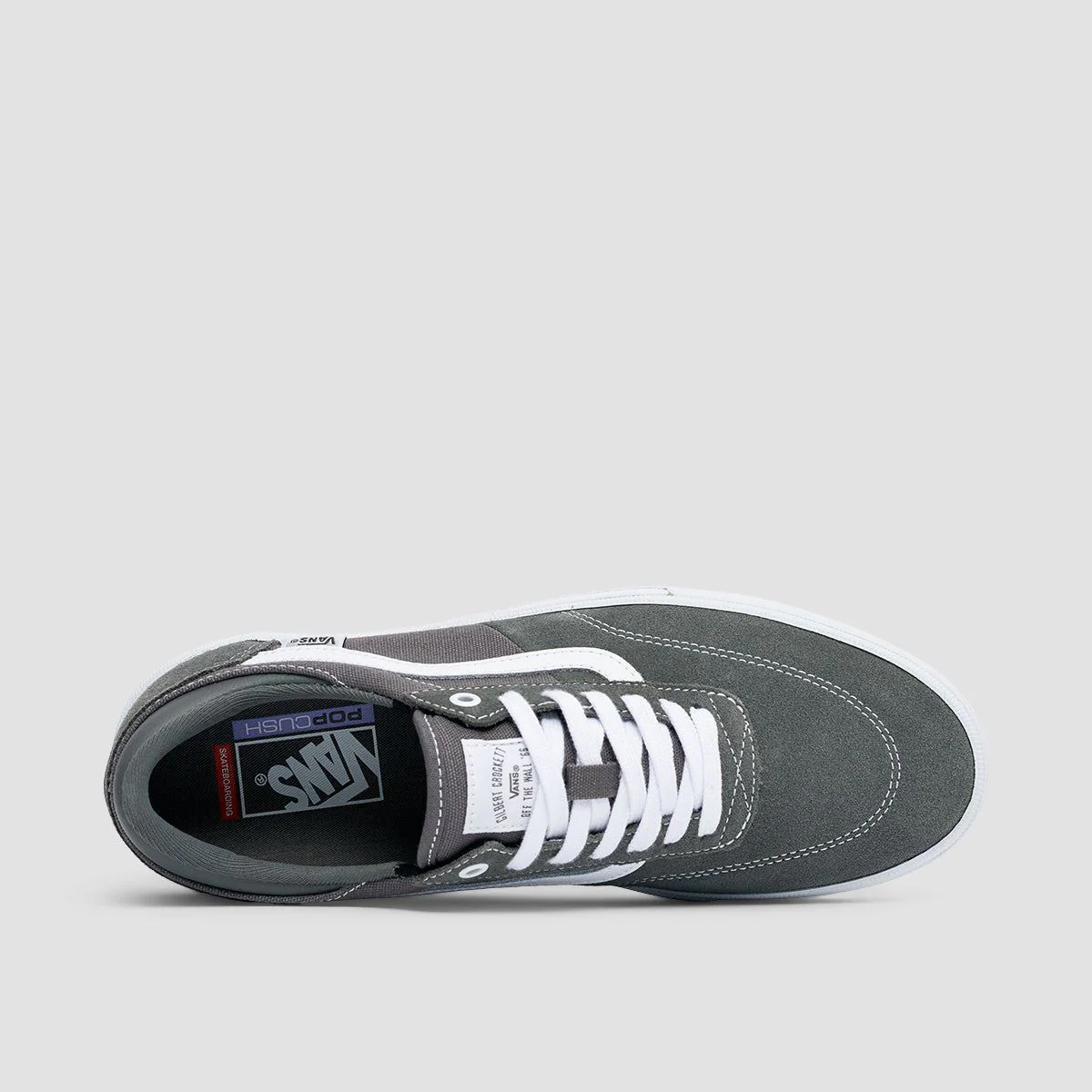 Vans Gilbert Crockett Shoes - Pewter/True White - Image 4