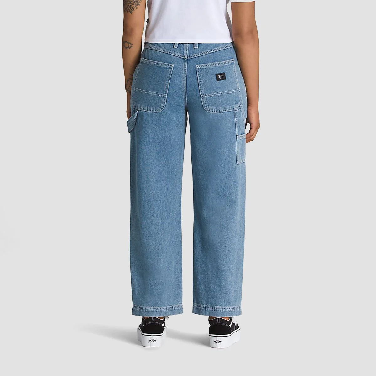 Vans Ground Work Denim Jeans Dusk Downer Stone Wash - Image 2