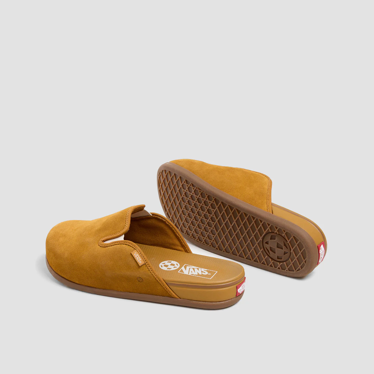 Vans Harbor Mule VR3 Slip-On Shoes - Terry Cloth Golden Brown - Image 3