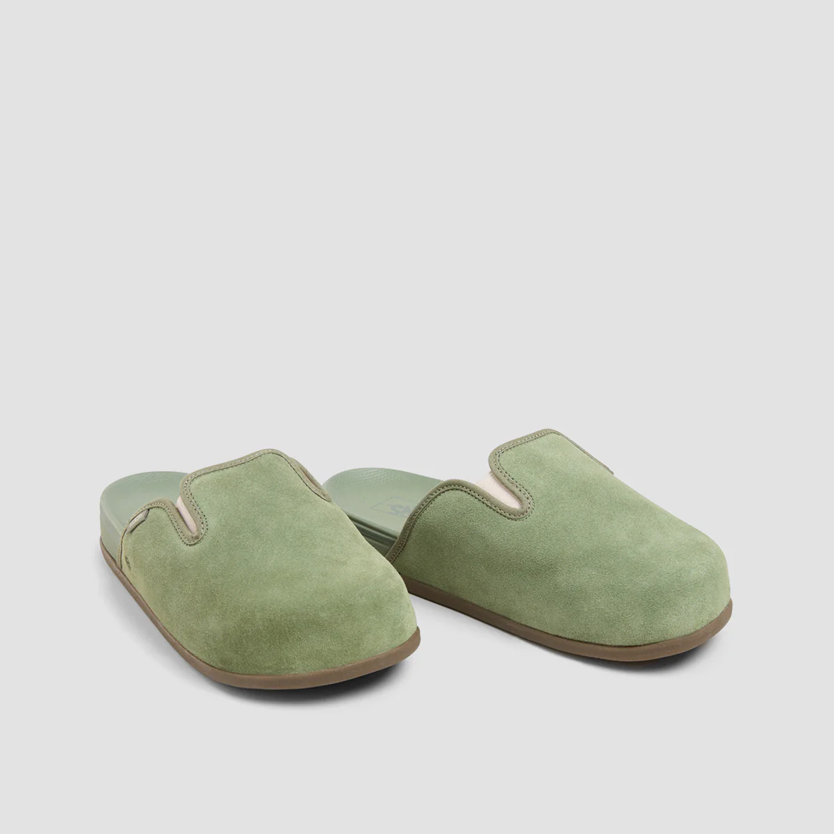 Vans Harbor Mule VR3 Slip-On Shoes - Terry Cloth Olivine - Image 2
