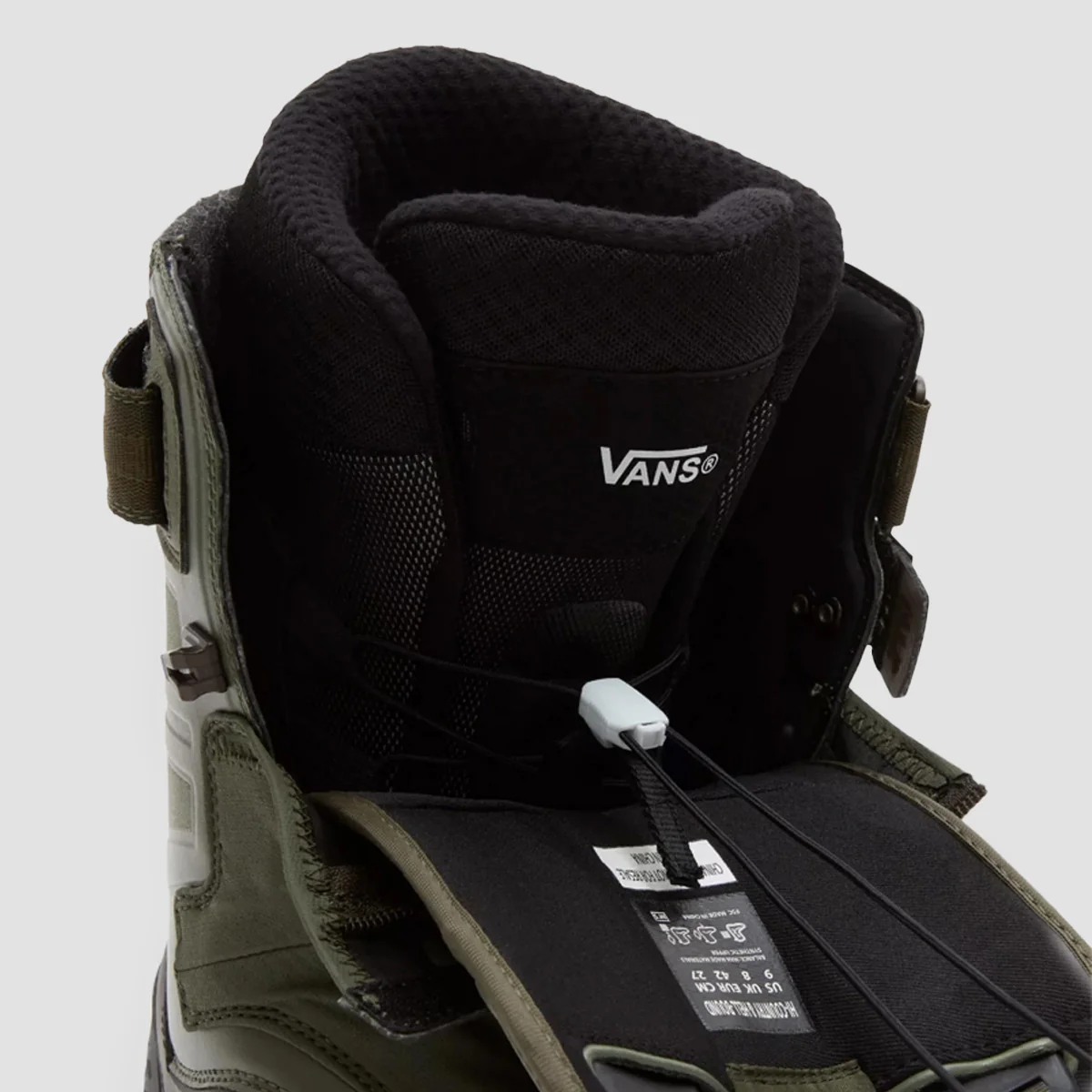 Vans Hi-Country & Hell-Bound Snowboard Boots Olive/Gum - Image 4