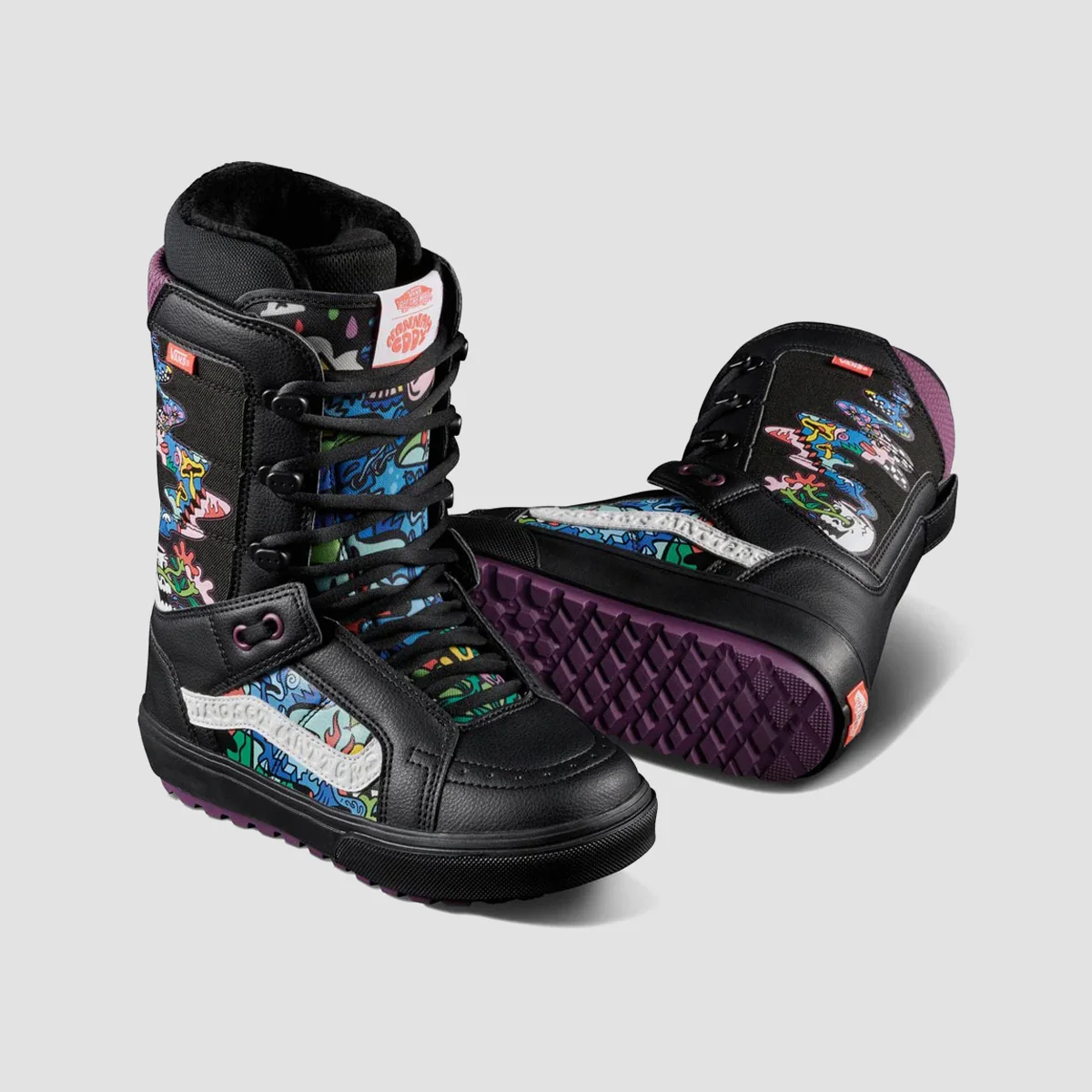 Vans Hi-Standard OG Snowboard Boots Hannah Eddy Black/Multi - Womens - Image 2
