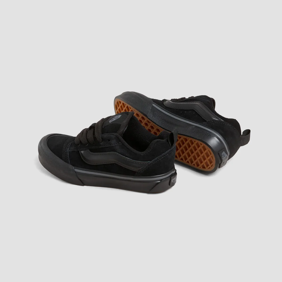 Vans Knu Skool (4-8 Years) Shoes - Black/Castlerock - Kids - Image 2
