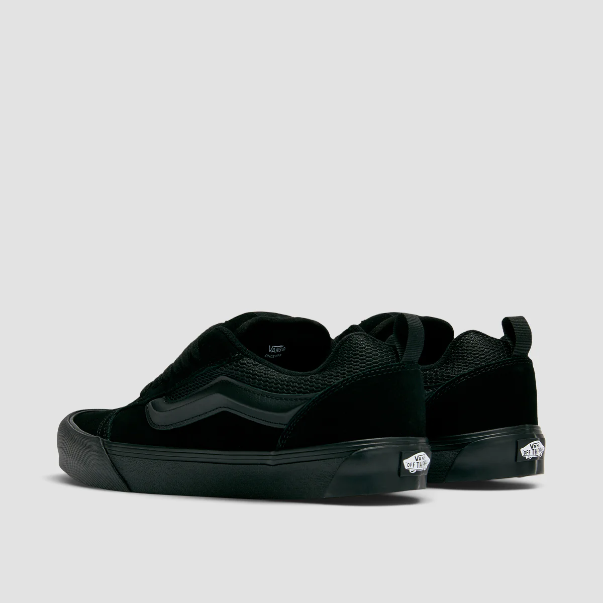 Vans Knu Skool Shoes - Black/Black - Image 3
