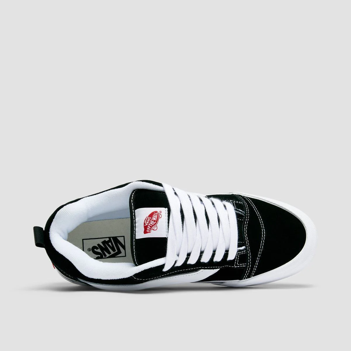 Vans Knu Skool Shoes - Black/True White - Image 4
