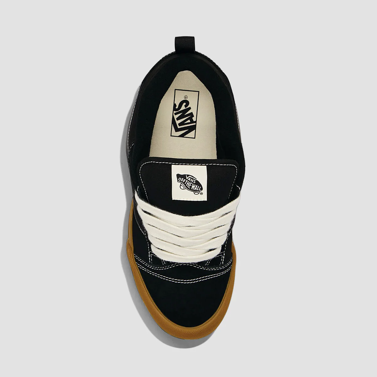 Vans Knu Skool Shoes - Gum Black - Image 2