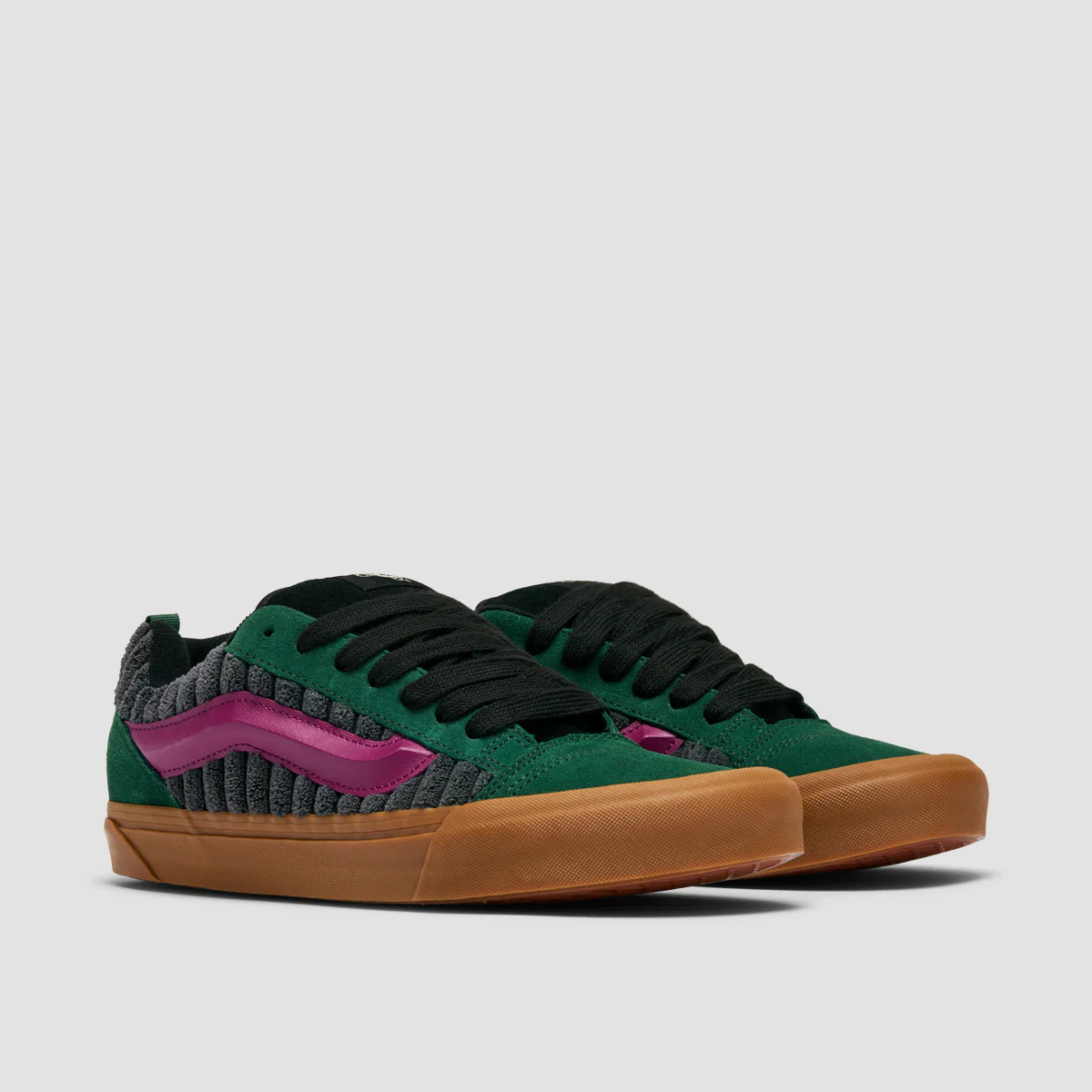 Vans Knu Skool Shoes - Jumbo Cord Grey/Multi - Image 2