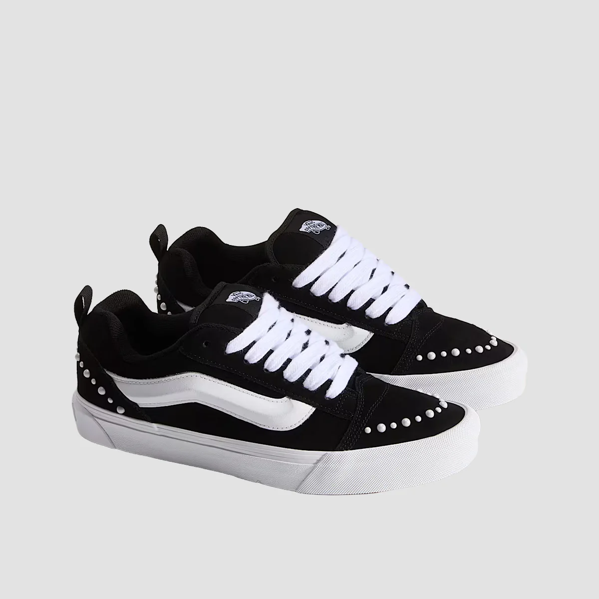 Vans Knu Skool Shoes - Pearls Black - Image 2