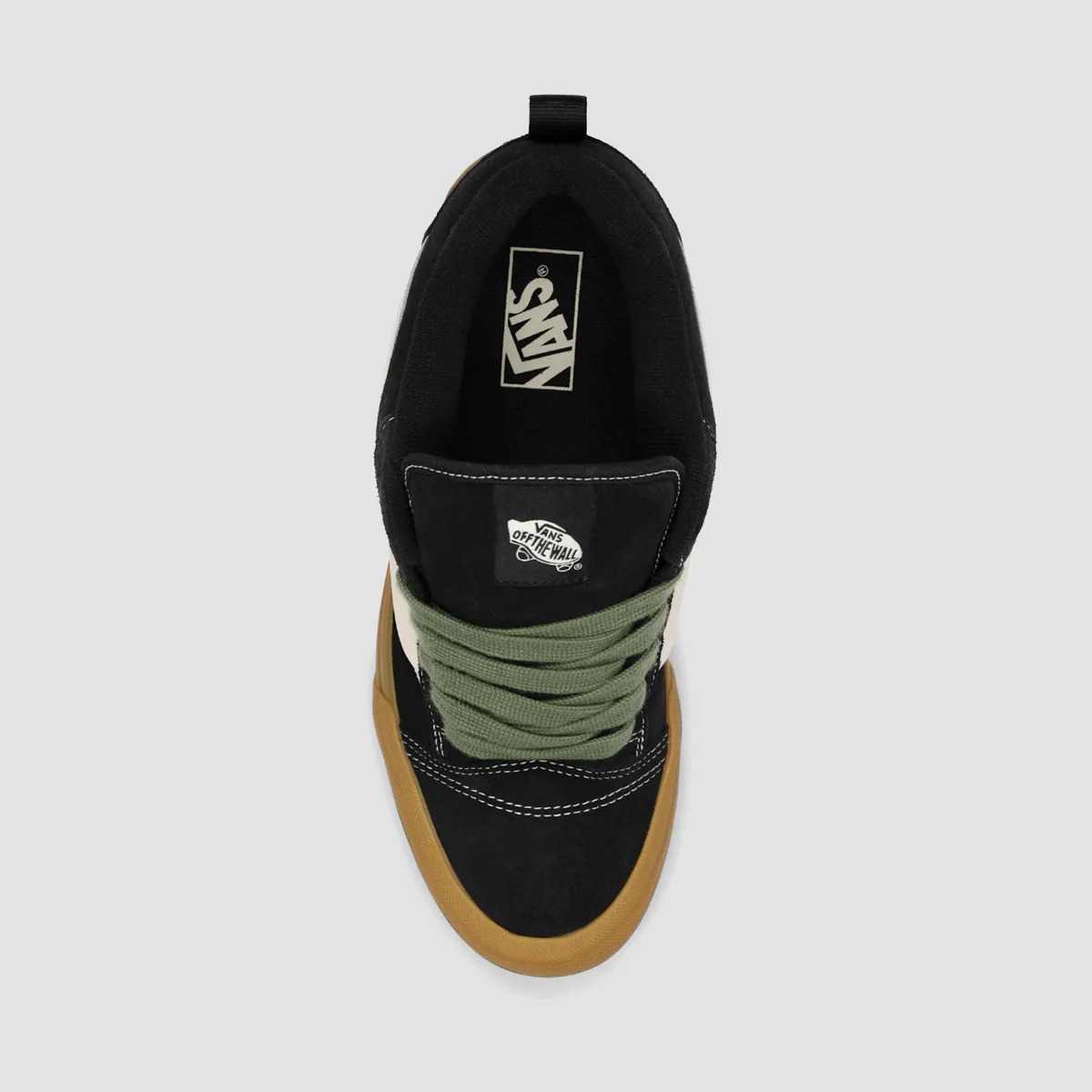 Vans Knu Skool Shoes - POP Black/Green - Image 2