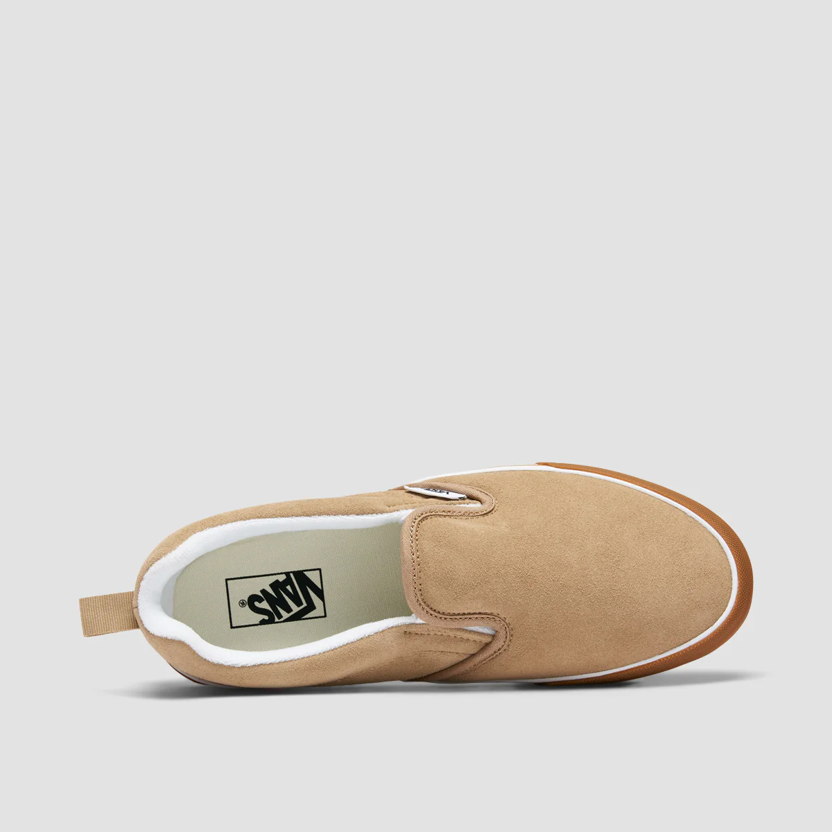 Vans Knu Slip-On Shoes - Suede Beige - Image 4