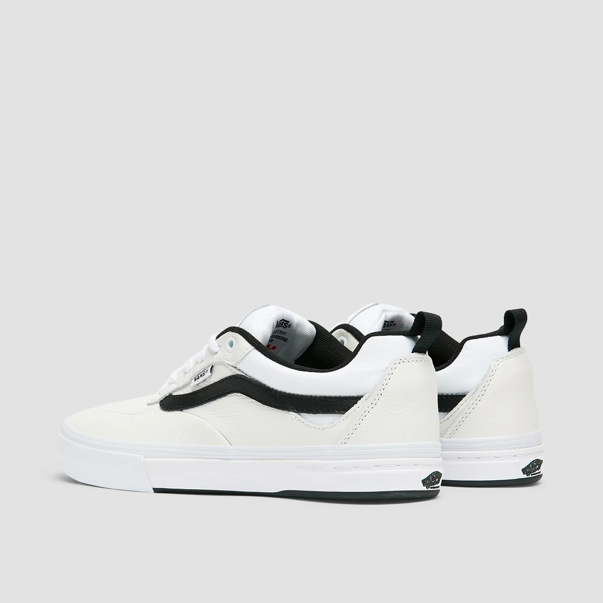 Vans Kyle Walker Shoes - Leather True White/Black - Image 3