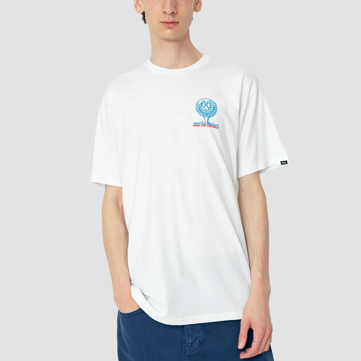 Vans Long Shot T-Shirt White - Image 2