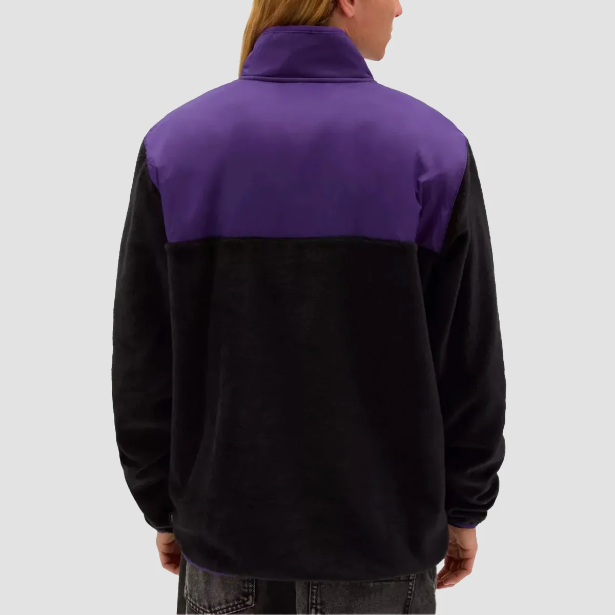 Vans Mammoth Pullover Jacket Black/Violet Indigo - Image 2
