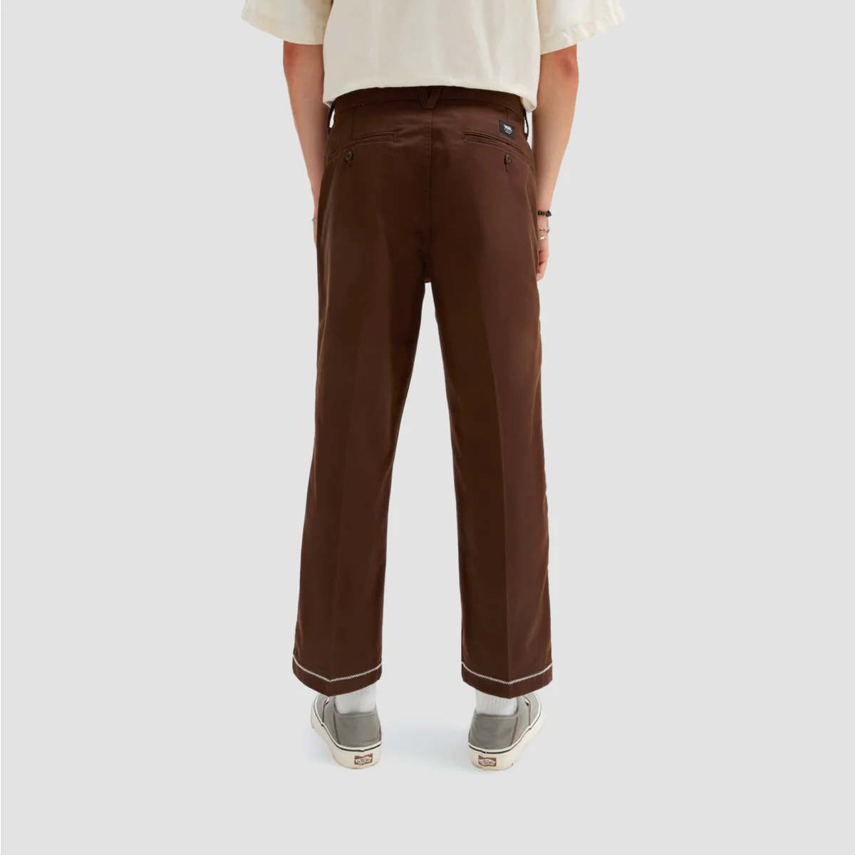 Vans Michael February Authentic Relaxed Cropped Chino Pants Demitasse - Image 2