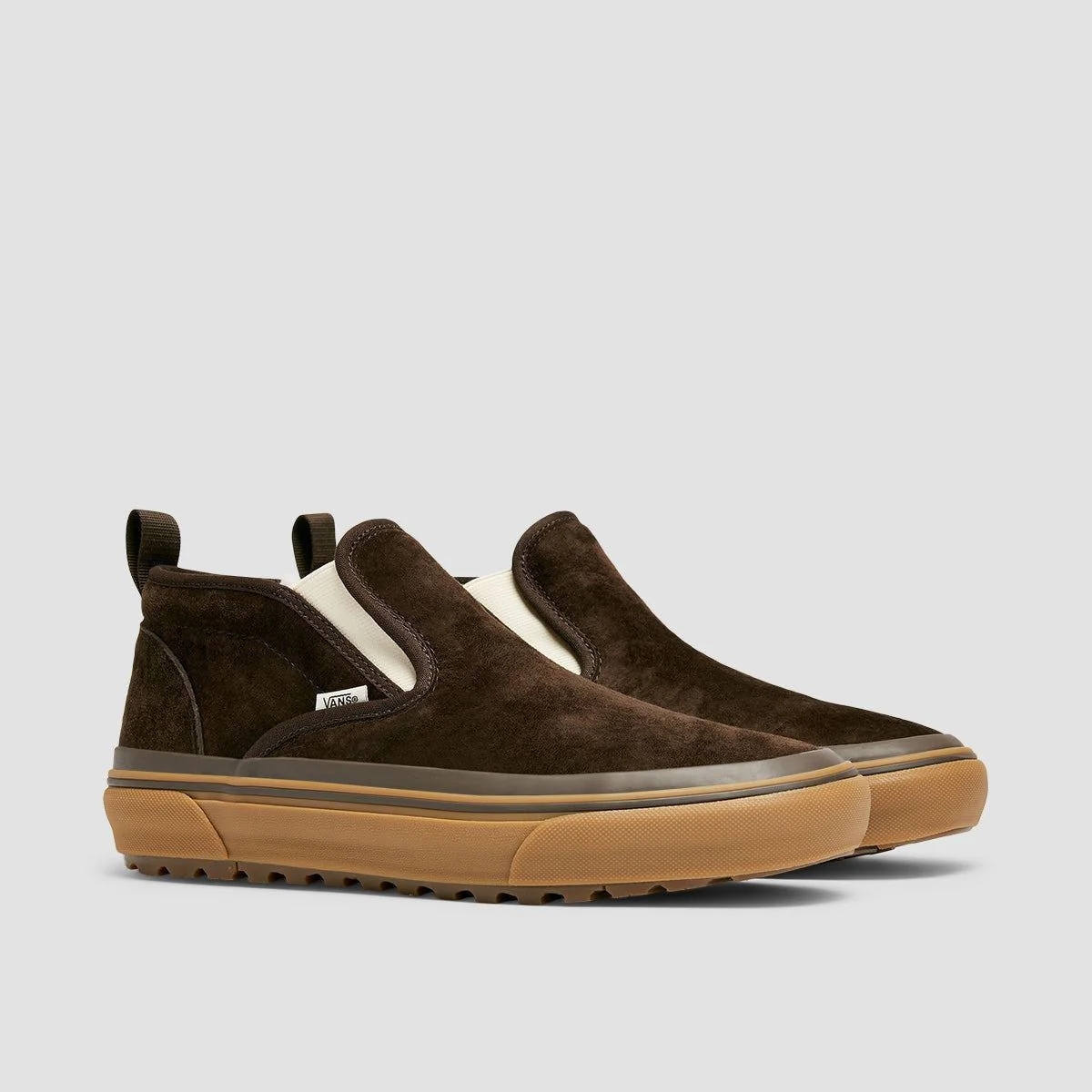 Vans Mid Slip MTE-1 Mid Top Slip On Shoes - Demitasse/Gum - Image 2