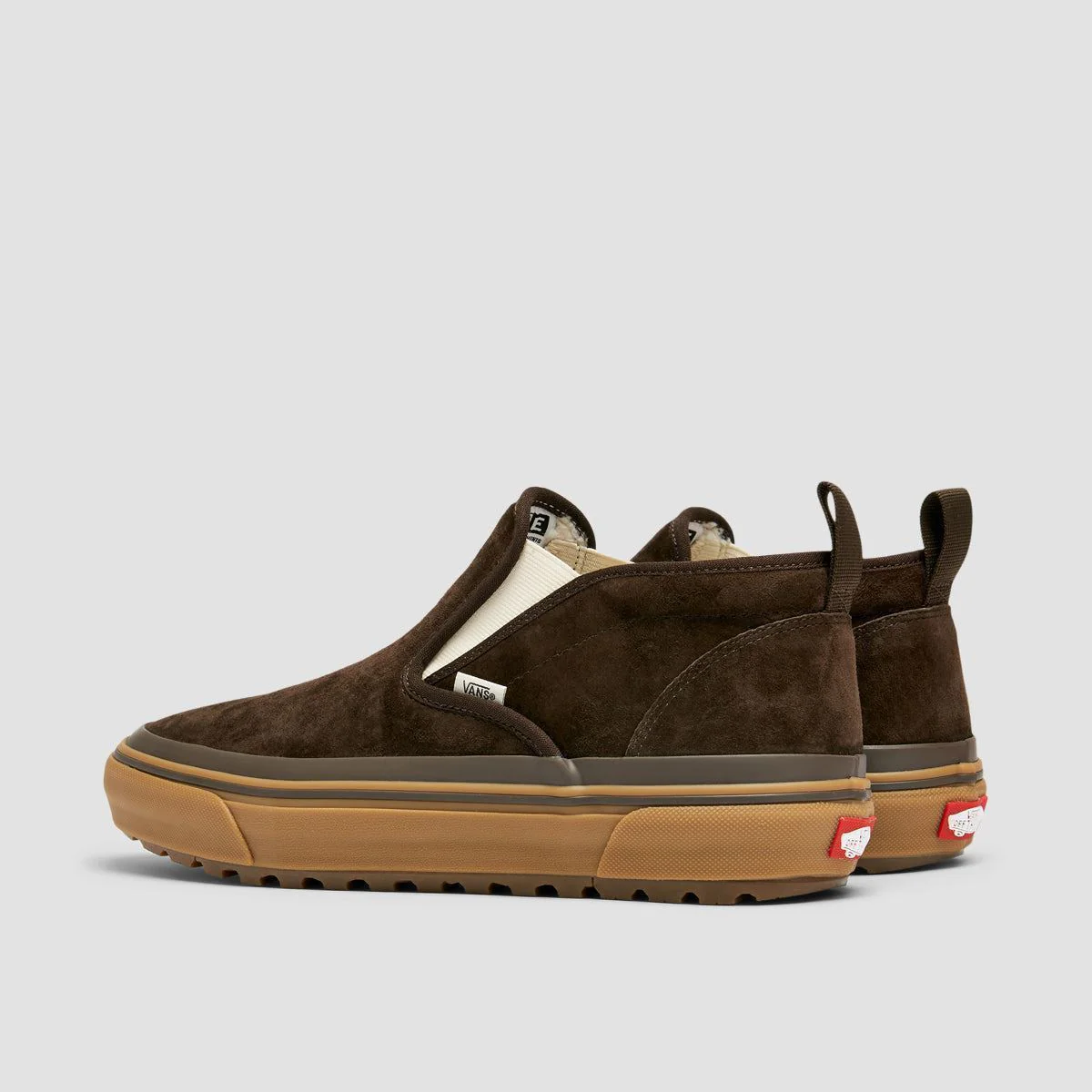 Vans Mid Slip MTE-1 Mid Top Slip On Shoes - Demitasse/Gum - Image 3