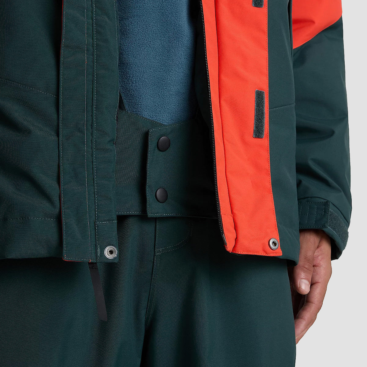 Vans MTE Hellbound Snow Jacket Fiesta/Green Gables - Image 3
