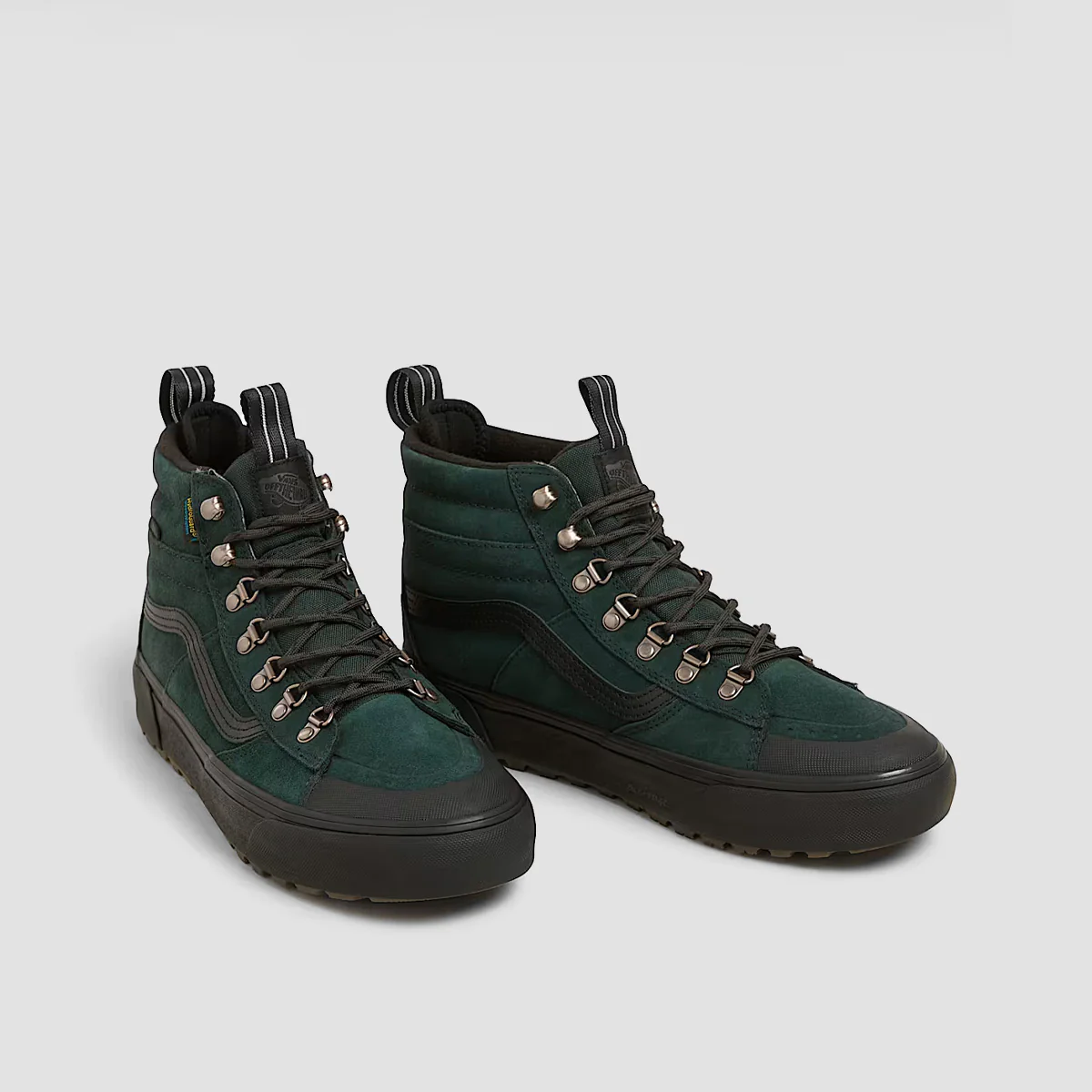 Vans MTE Sk8-Hi DR Waterproof High Top Shoes - Scarab/Black - Image 2