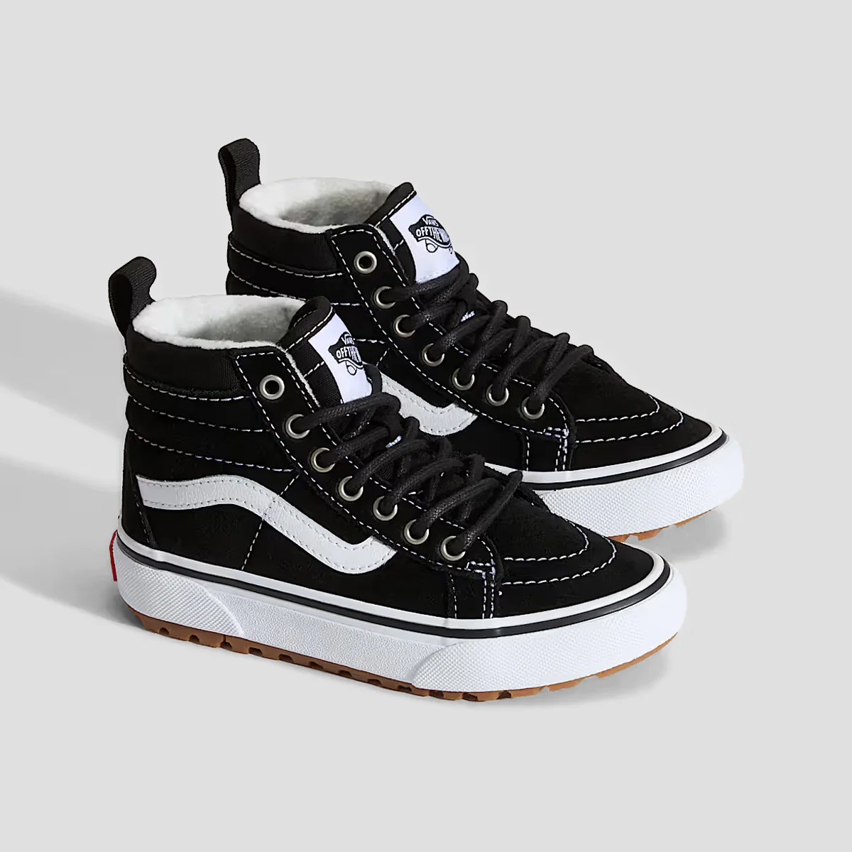 Vans MTE SK8-Hi Insulated HighTop Shoes - Black/White - Kids - Image 2