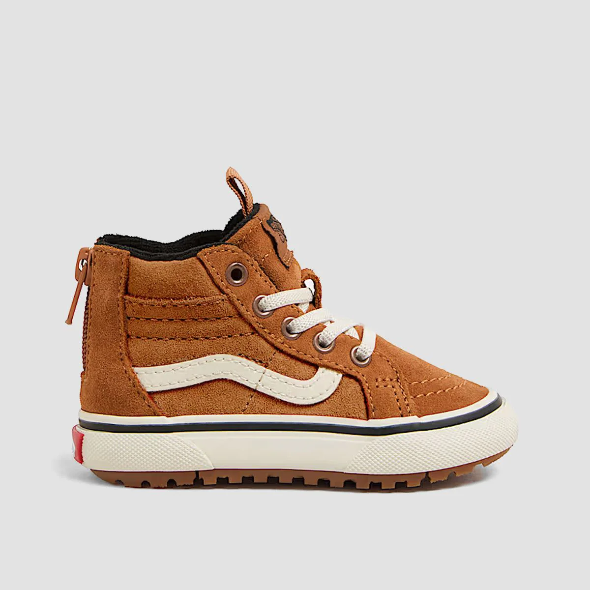 Vans MTE SK8-Hi Zip High Top Shoes - Glazed Ginger - Kids
