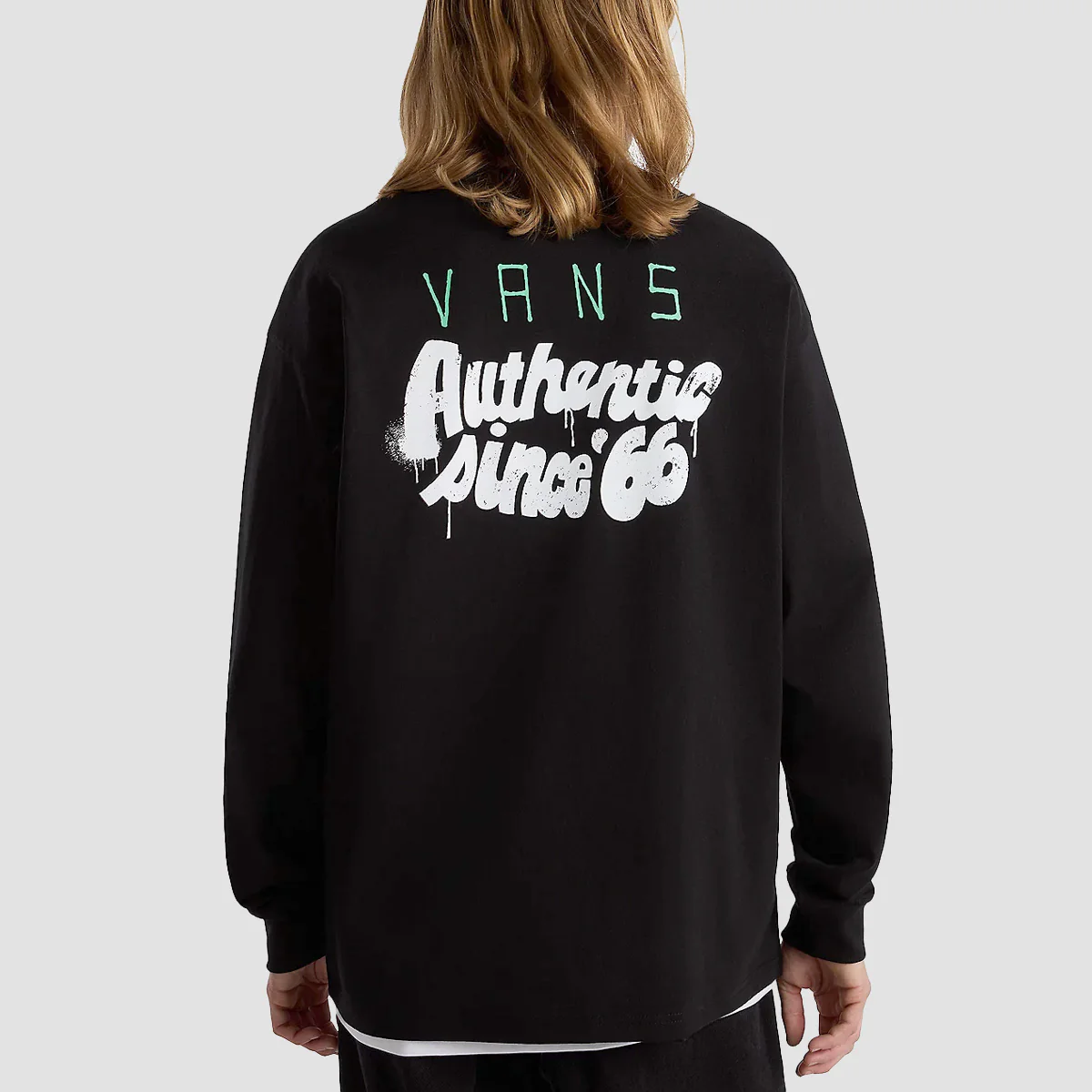 Vans OG Spray Loose Longsleeve T-Shirt Black - Image 2